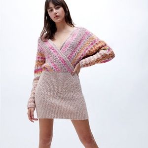 NWT Free People Forever Fair Isle Sweater Dress Small